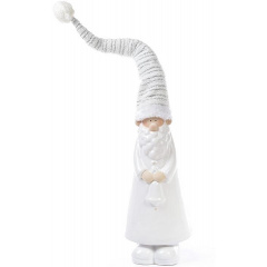 Фігура новорічна ceramic Santa у в'язаній ковпаці Bona DP42669 Кременчук