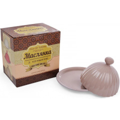 Масленка ceramic Артемида круглая диаметр 14 см бежевая Bona DP41349 Чернігів