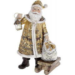 Фігура Santa Claus золотий 24.5 см BonaDi DP97735 Кропивницький