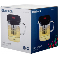 Заварочный чайник со съемным ситечком Oxio 1л DP218679 Ofenbach Борисполь