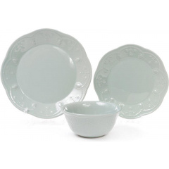Набор Bona 6 десертных тарелок Leeds Ceramics диаметр 23см каменная керамика Мятные DP40091 Запорожье