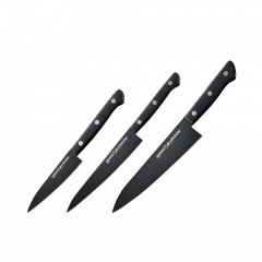 Набор из 3-х кухонных ножей Samura Shadow (SH-0220) Николаев