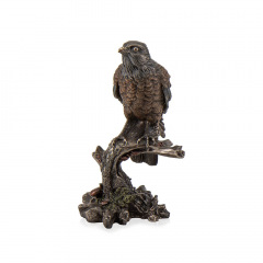 Статуэтка интерьерная Veronese Bird on a branch Gold 25 см Коричневый AL120371 Чернигов