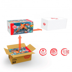 Іграшкова машинка Dickie Toys Гібрид-рятувальник набір повітряний патруль 29 см (IG-OL185867) Камінь-Каширський