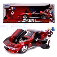 Игровой набор Jada Харли Квин машинка Chevrolet Corvette Stingray 1969 с фигуркой OL86791 Краматорськ