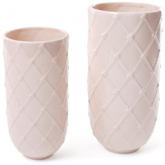 Ваза настільна ceramic Рожева Сітка 25.8 см Bona DP41768 Чернівці