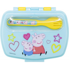 Ланч-бокс дитячий з ложкою та виделкою Stor Peppa Pig (13909) Чернівці