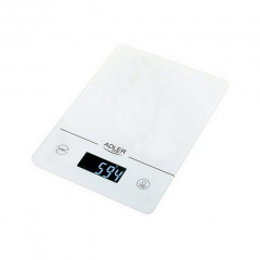 Ваги електронні кухонні Adler AD 3170 білі Миколаїв