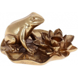 Декоративный подсвечник Цветочная жабка 8.5х13х16 см DP87220 BonaDi