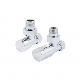 Термостатический комплект Schlosser Elegant GZ 1/2x15 mm Cu угловой, хром (604200003)