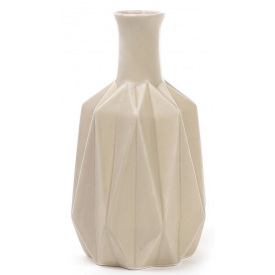 Ваза настольная ceramic Stone Flower 20 см, песочного цвета Bona DP41690