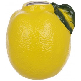 Керамічна ваза BonaDi Лимончик 20х18 см Жовто-зелений DP231180
