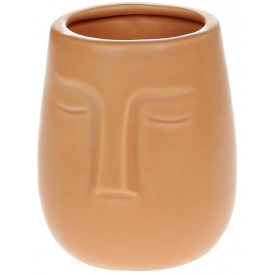 Ваза интерьерная Лицо фарфоровая диаметр 8,6х10см terracotta BonaDi DP219235