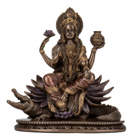 Фігура інтер'єрна Goddess Ganga 20 см Veronese Коричневий AL229944