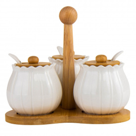 Принадлежности для специй White watermelon на подставке AL219034 Lefard