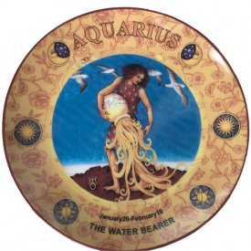 Декоративная тарелка Водолей 20 см Lefard AL30417