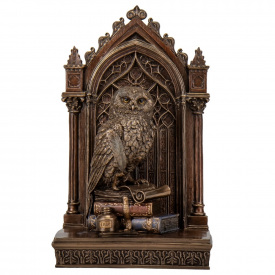 Интерьерная статуэтка Сова 24х11х14 см Veronese Коричневый AL229455