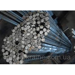Шестигранник 27 мм нержавіючий AISI 304
