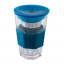 Заварник-стакан с силиконовой защитой и ситечком ZestGlass 415 мл blue DP83527 Pasabahce Львів