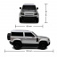 Игровой автомобиль на р/у Land Rover new defender Silver KS Drive KD119191 Харьков
