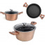 Набір посуду 10 предметів Berlinger Haus Metallic Line Rose Gold Edition (BH-6151) Бердичів
