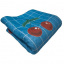 Електропростирадло полуторне EAR Electric blanket 5714 блакитне з вишнями 150х160 см Харків