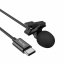 Петличный микрофон проводной HOCO Type-C Lavalier microphone L14 черный Кропивницкий