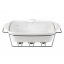 Мармит Food Warmer керамическая форма 2.4л 33см с подогревом Kamille DP37024 Нове