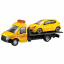 Игровой набор Bburago Автоперевозчик с машинкой Alfa Romeo Mito Yellow OL32844 Дніпро