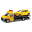 Игровой набор Bburago Автоперевозчик с машинкой Alfa Romeo Mito Yellow OL32844 Дніпро