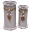 Ваза ceramic настільна Shabby Chic діаметр 12.6 см, висота 22.8 см Bona DP41668 Вінниця