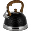 Чайник Fractus Black 2.7л со свистком DP186644 Kamille Черновцы
