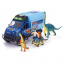 Іграшкова вантажівка Dickie Toys Iveco Daily 4x4 та 3 фігурки динозаврів Різнокольоровий (OL218369) Чернівці