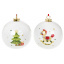 Набор шаров Happy New Year 10х10х11.5см 4 штуки Bona DP69463 Черновцы