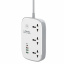 Подовжувач з USB 2 м Ldnio SCW3451 3USB Type-C 3 розетки QC Wi-Fi White Київ