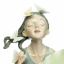 Фігурка Дівчина Girl in gray 32х20х13 см Lefard AL97900 Білий Суми