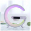Ночник RGB 3в1 + Bluetooth колонка та бездротова зарядка G63 Smart Small White CNV Київ