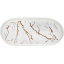 Фарфоровое блюдо Esmalte de Mármol blanco овальное 30х16.5х2.5см DP186201 BonaDi Київ