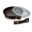Сковорода со съемной ручкой 28 см Berlinger Haus Metallic Line Shiny Black Collection (BH-7154) Изюм