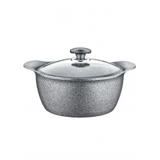Кастрюля с гранитным покрытием 7,05 л O.M.S 3120.01.11-28-7,05л-Grey