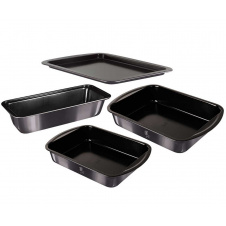 Набор форм для запекания 4 шт Berlinger Haus Metallic Line Carbon Pro Edition BH-7622