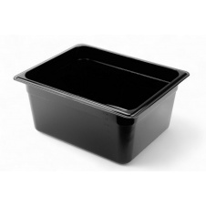 Фото - Гастроемкость из поликарбоната 1/2 One Chef 150 мм 8 л Черная Гастроемкость из поликарбоната 1/2 One Chef 150 мм 8 л Черная