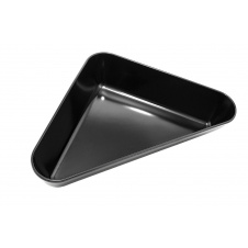 Блюдо треугольное из меламина One Chef 32×24,8×6,4 см 1,9 л Черное