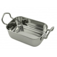 Форма прямоугольная с ручками из нержавеющей стали One Chef 14,5×9,5 см