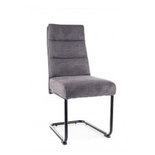 Cтілець BERRY BREGO чорний каркас/темно-сірий 18