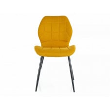 Стілець JAKE NEA чорний каркас/карі 66