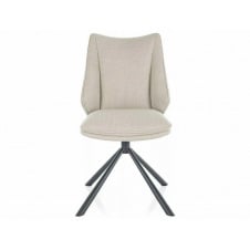 Стілець KENZIE BJORN чорний каркас/св.беж 24
