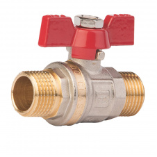 Кран шаровой FADO New 1/2" НН прямой, латунь