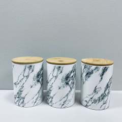 Набір банок BonaDi 304-977 3 шт Marble Луцьк