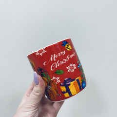 Чашка фарфоровая Stenson R96411 Merry Christmas Мишки 360 мл Запорожье